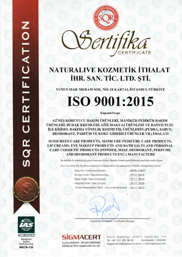 ISO 9001:2015